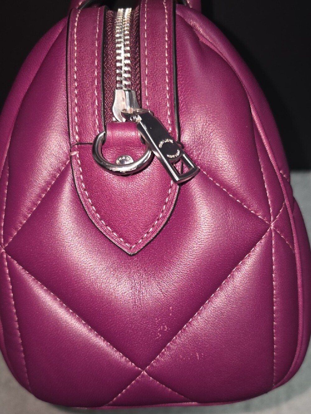 Coach 'Rowan' Puffy Diamond Quilting Satchel - Picture 7 of 9